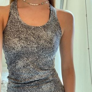 lululemon grey racerback tank